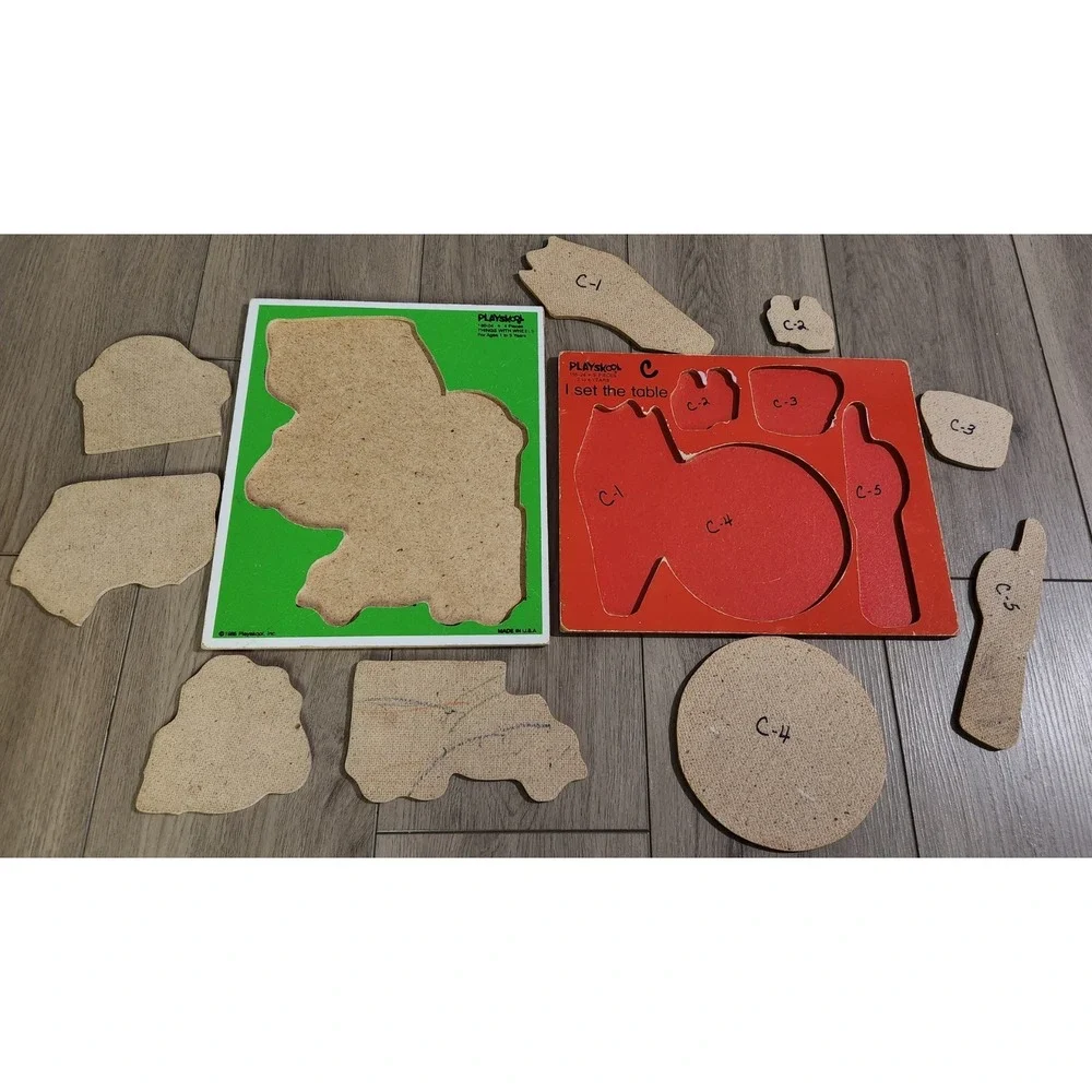 Playskool vintage wooden